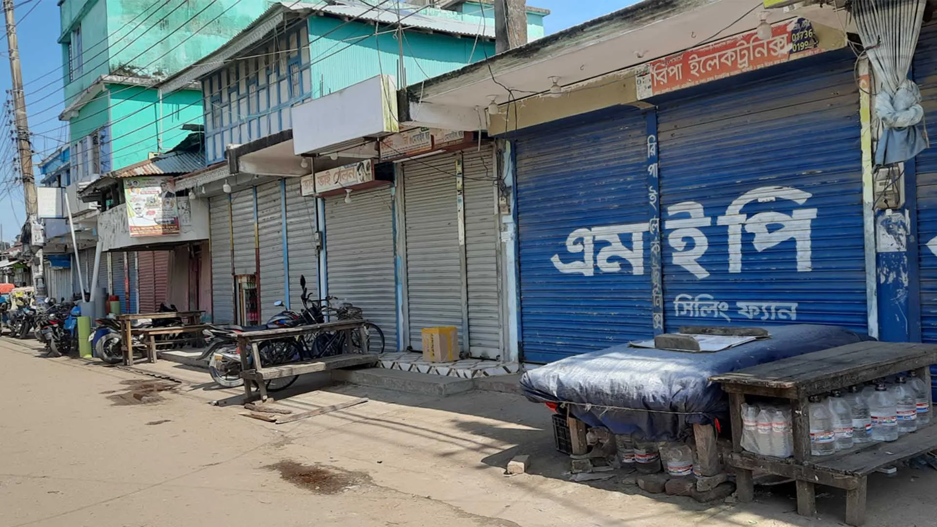 মনপুরায় সরকারি জমিতে নতুন বাজার নির্মাণের উদ্যোগ, ব্যবসায়ীদের ধর্মঘট